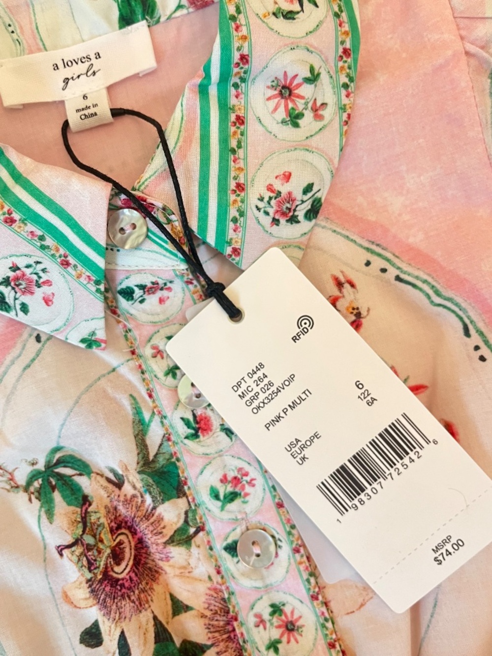 A LOVES A "Maxi Dress in Florals" NWT - Picture 6 of 8